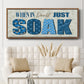 When in Doubt - Floater Framed Canvas Print