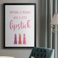 Little Lipstick - Modern Framed Canvas Print