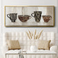 Coffee Skins I - Floater Framed Canvas Print