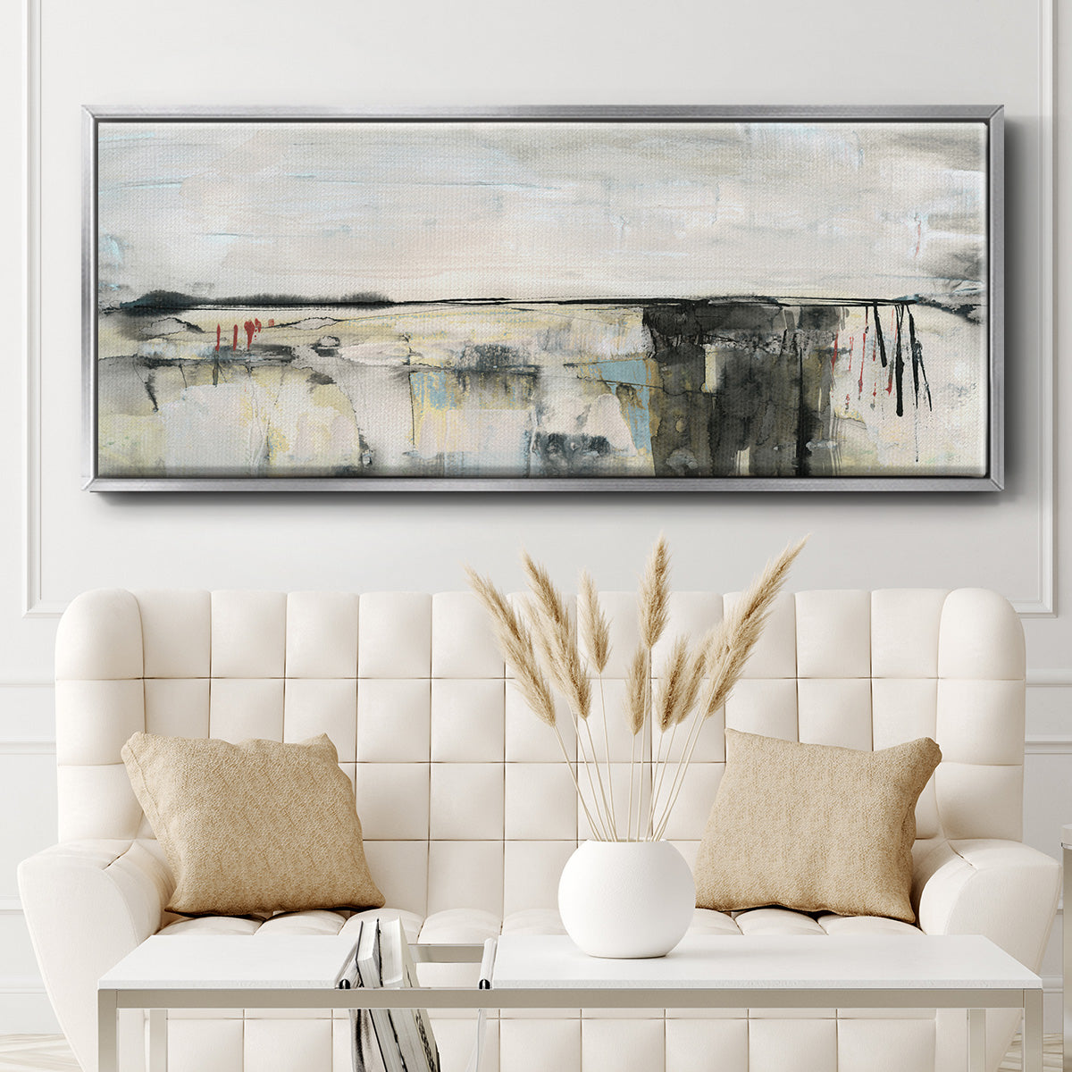 Valley View II - Floater Framed Canvas Print