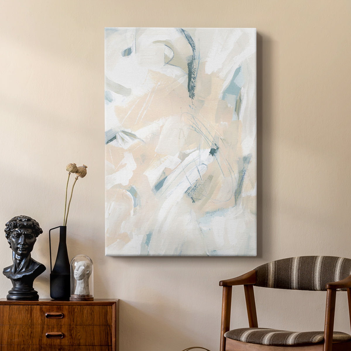 Sandstone Engraving II - Canvas Art Print