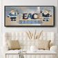 Santa Peace - Floater Framed Canvas Print