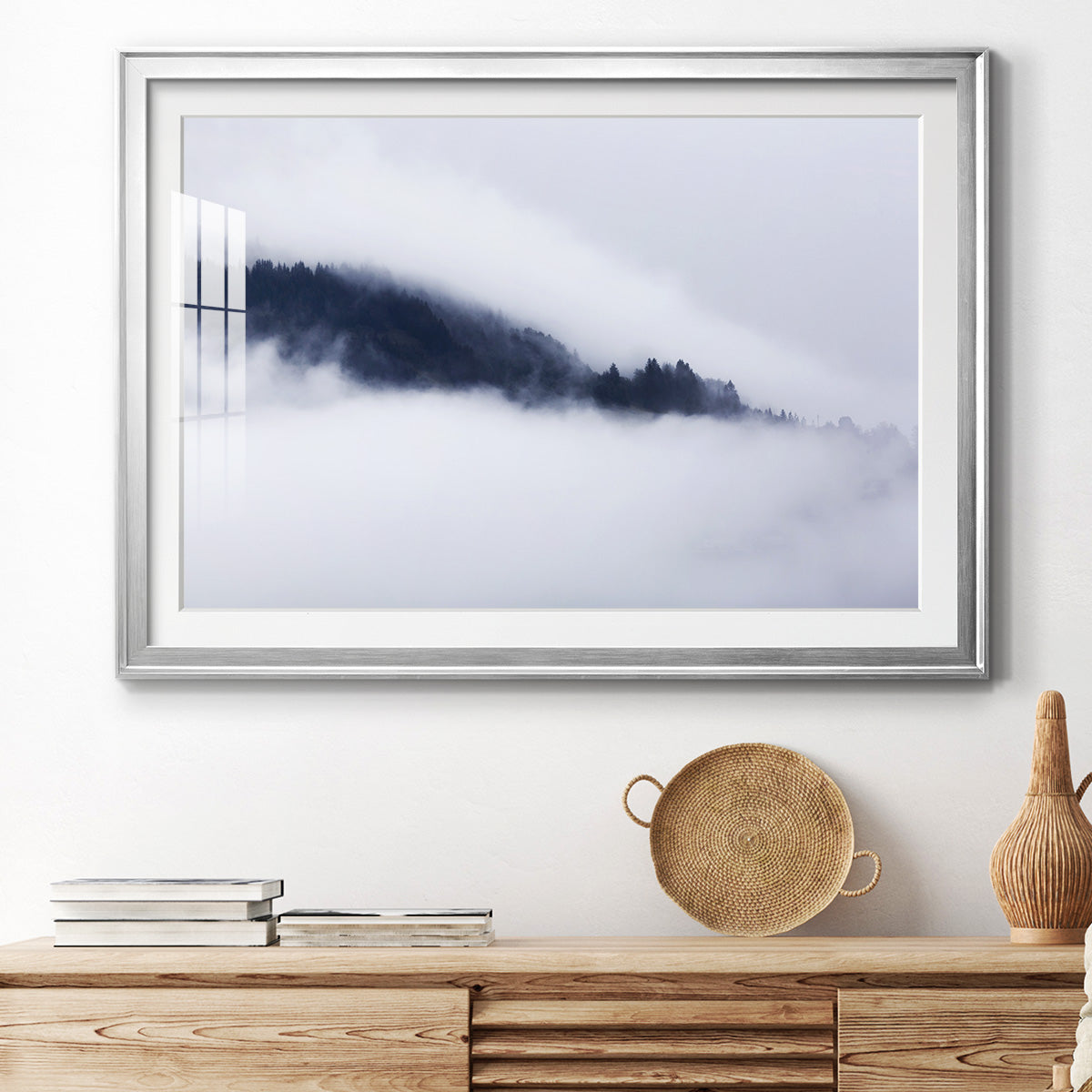 In the Clouds - Modern Framed Art Print