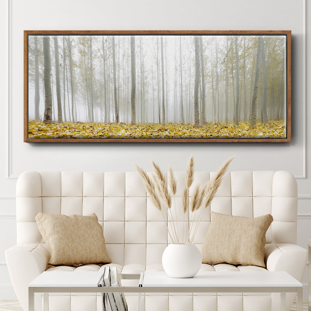 Poplar Grove - Floater Framed Canvas Print