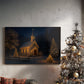 Eve of Soft Linen Candle - Canvas Art Print