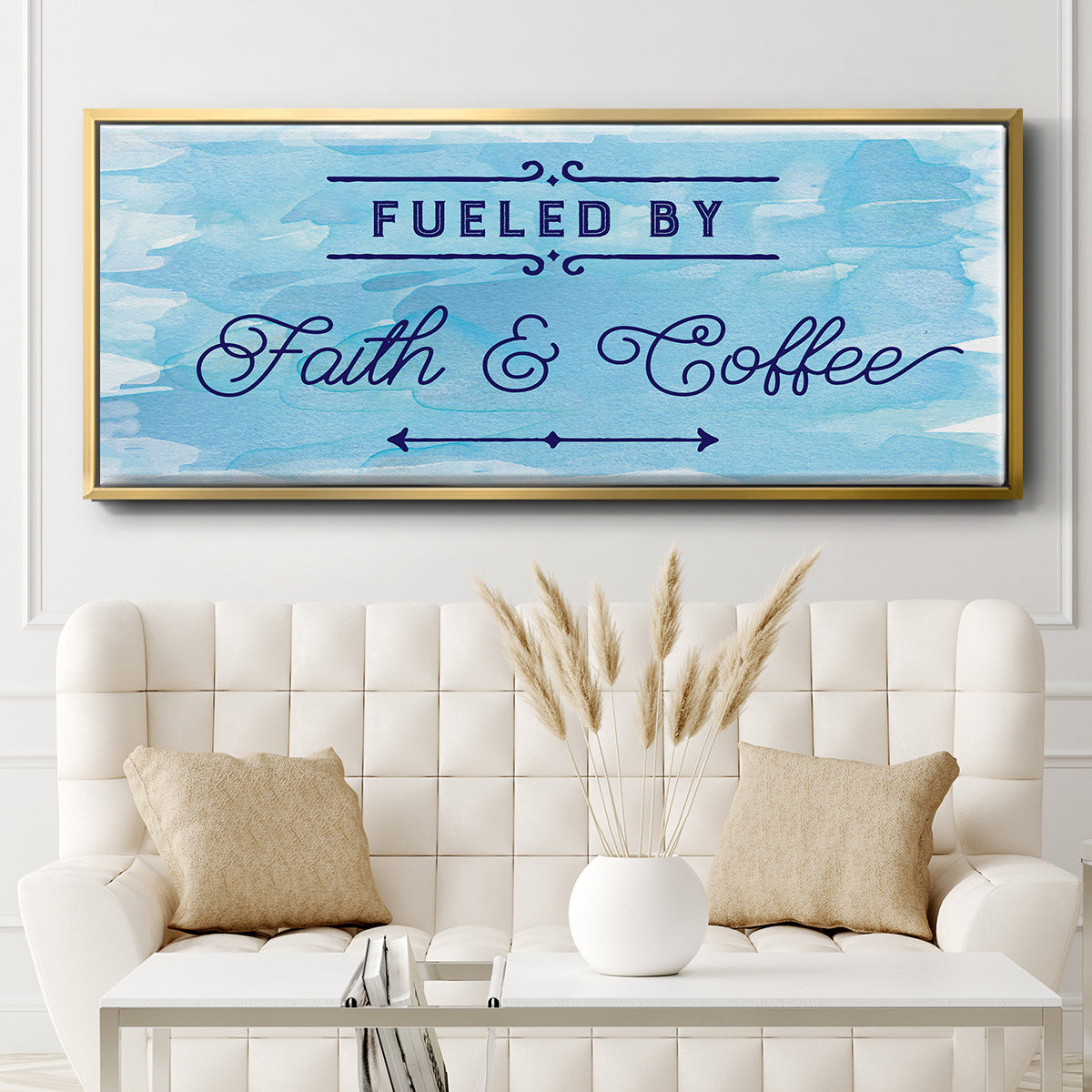 Fueled By - Floater Framed Canvas Print