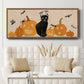 Pumpkin Patch Cats Collection D - Floater Framed Canvas Print