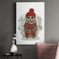 Owl in Tartan Scarf - Canvas Art Print