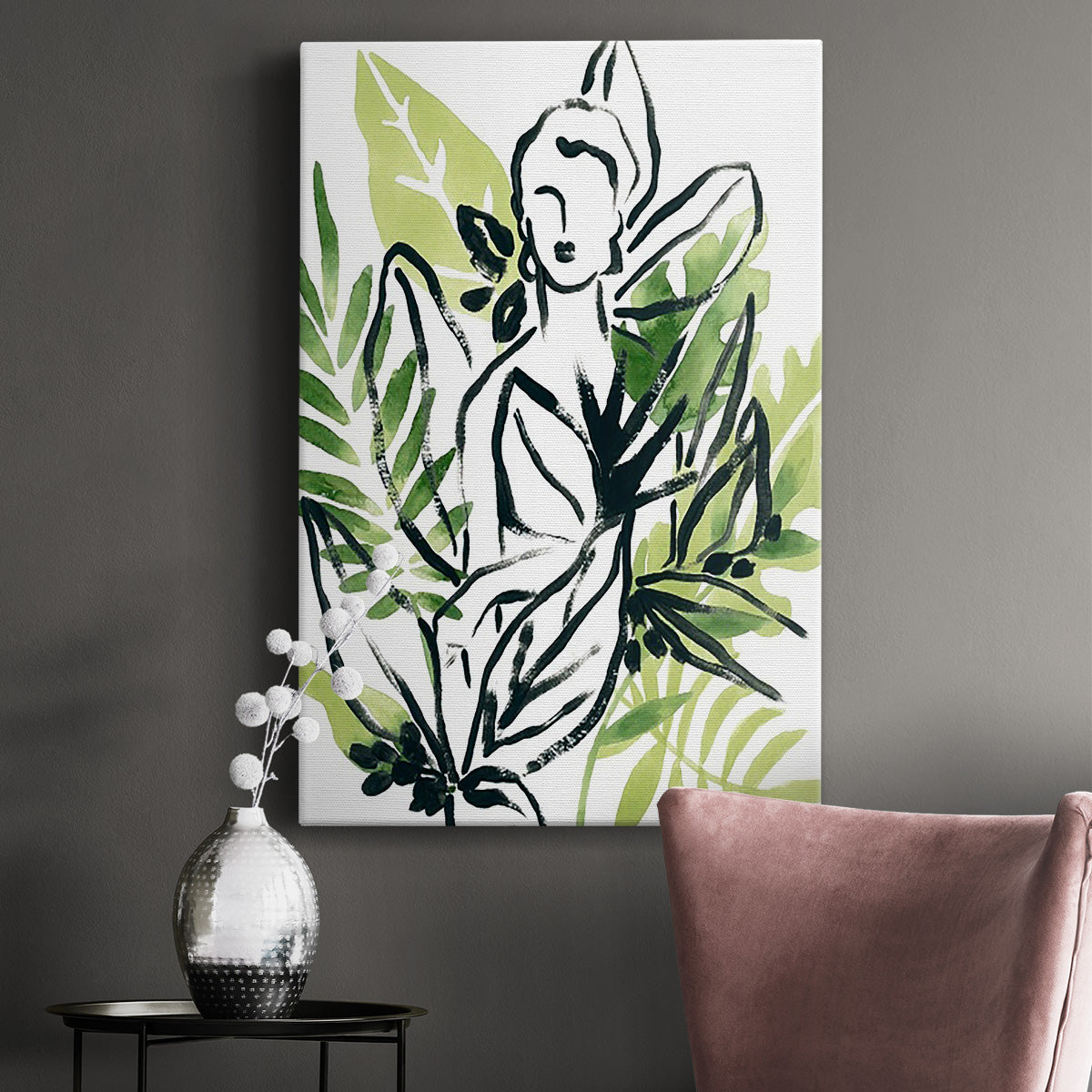 Tropical Sketchbook I - Canvas Art Print