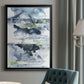 Blue Memories II - Modern Framed Canvas Print