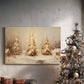 Golden Yule Serenade - Canvas Art Print