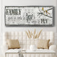 Family Gives Us - Floater Framed Canvas Print