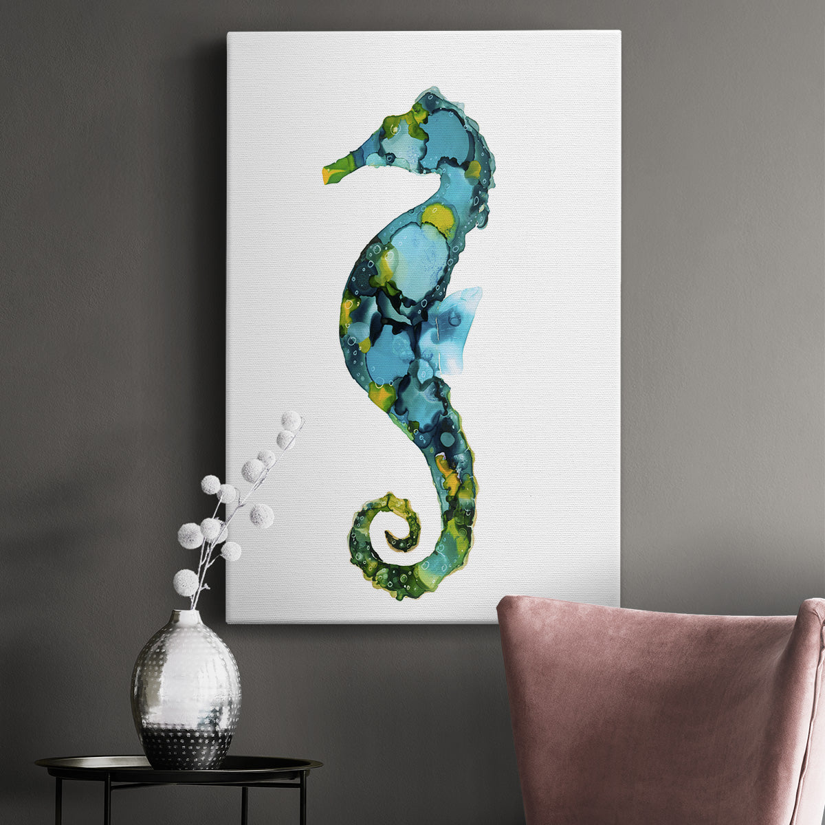 Seahorse Premium Gallery Wrapped Canvas - Ready to Hang