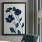 Indigo Bloom I - Modern Framed Canvas Print