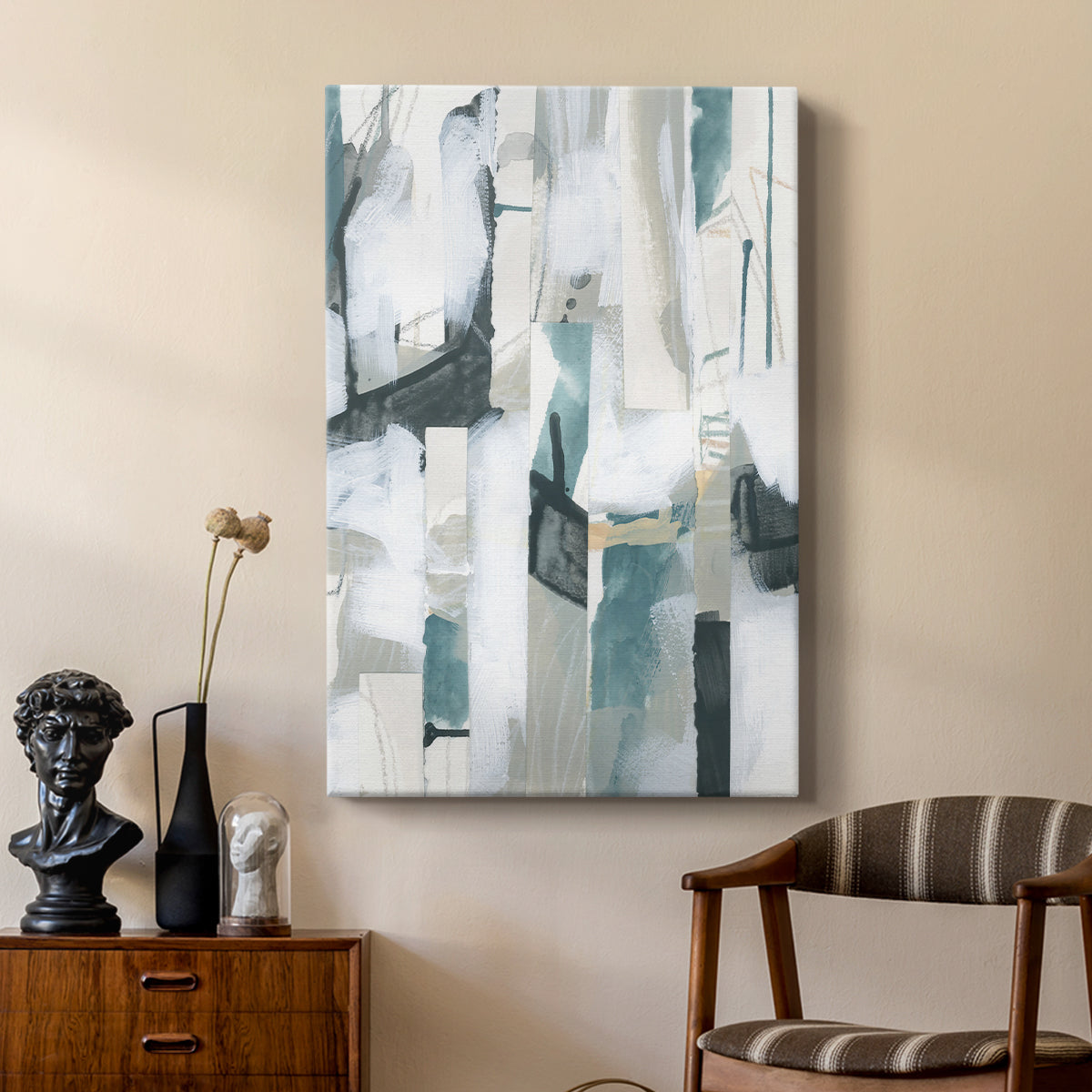 Sea Cavern Strata III - Canvas Art Print