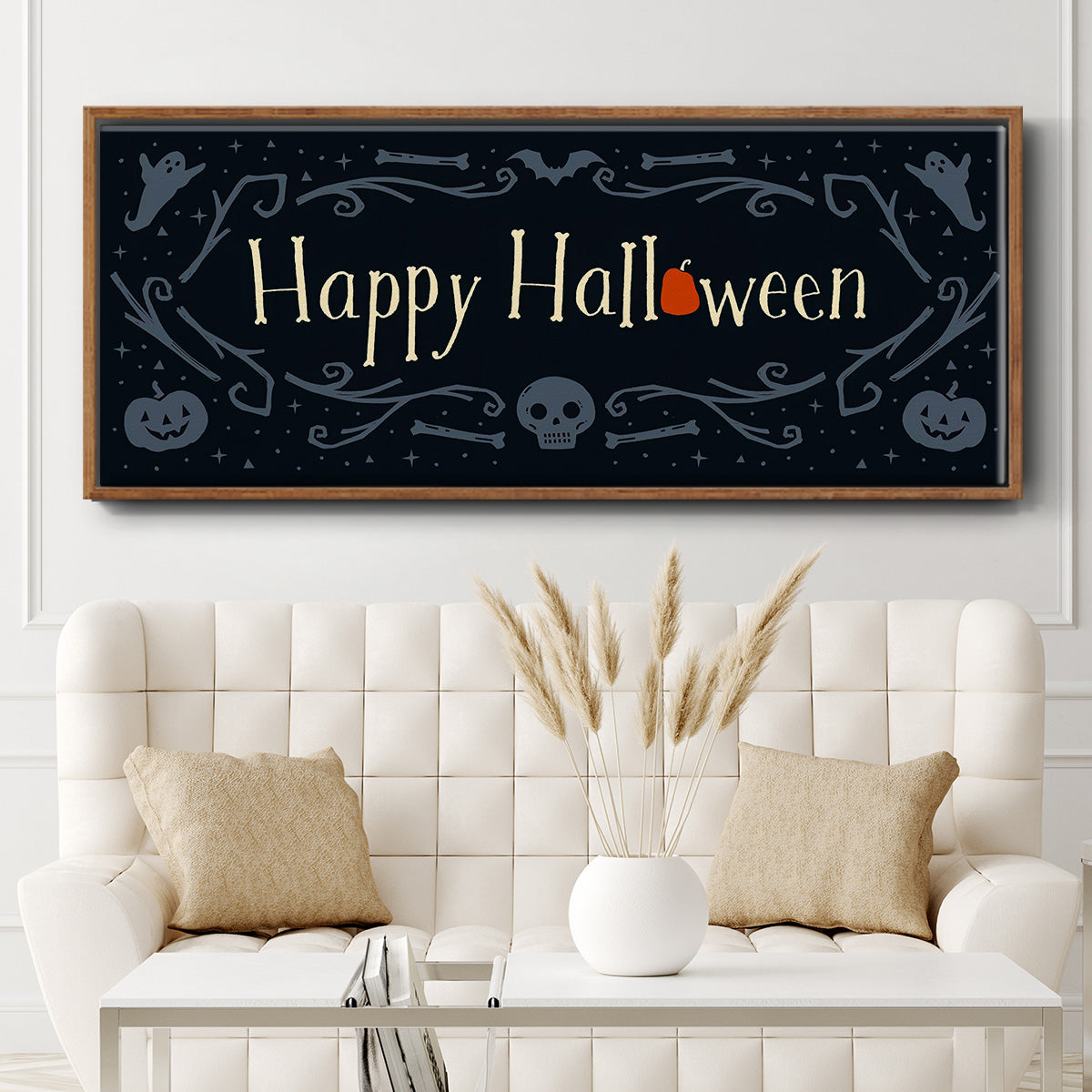 Skeleton Crew Collection D - Floater Framed Canvas Print
