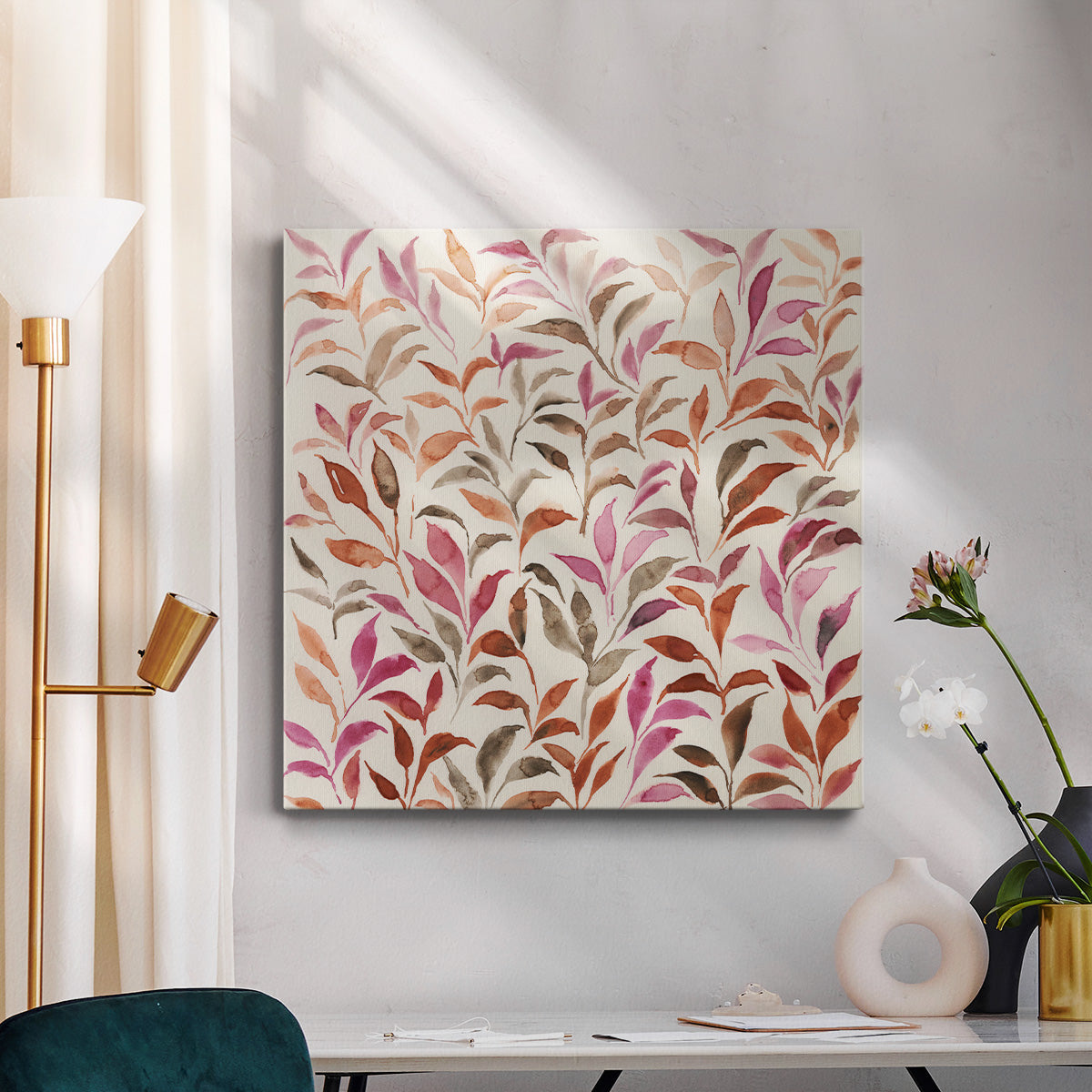 Autumn Fronds II-Premium Gallery Wrapped Canvas - Ready to Hang