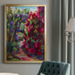 Lilacs & Rhodies - Modern Framed Canvas Print