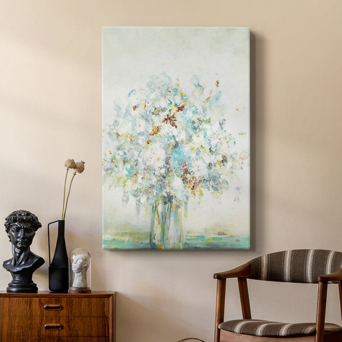 Textured Bouquet - Canvas Art Print
