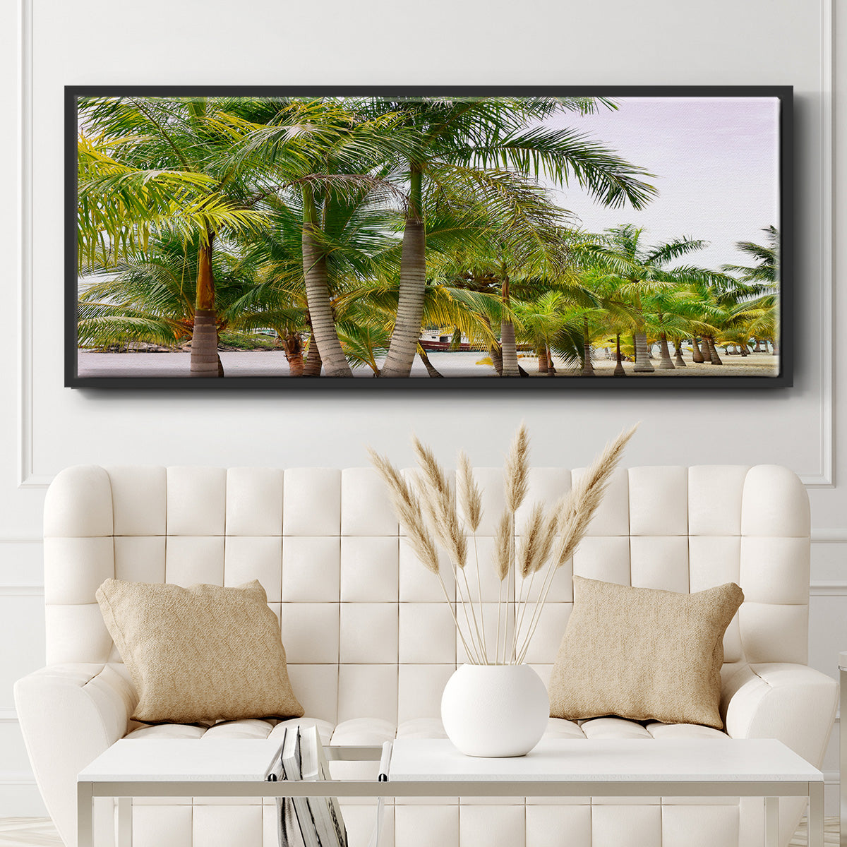 Summer Day - Floater Framed Canvas Print