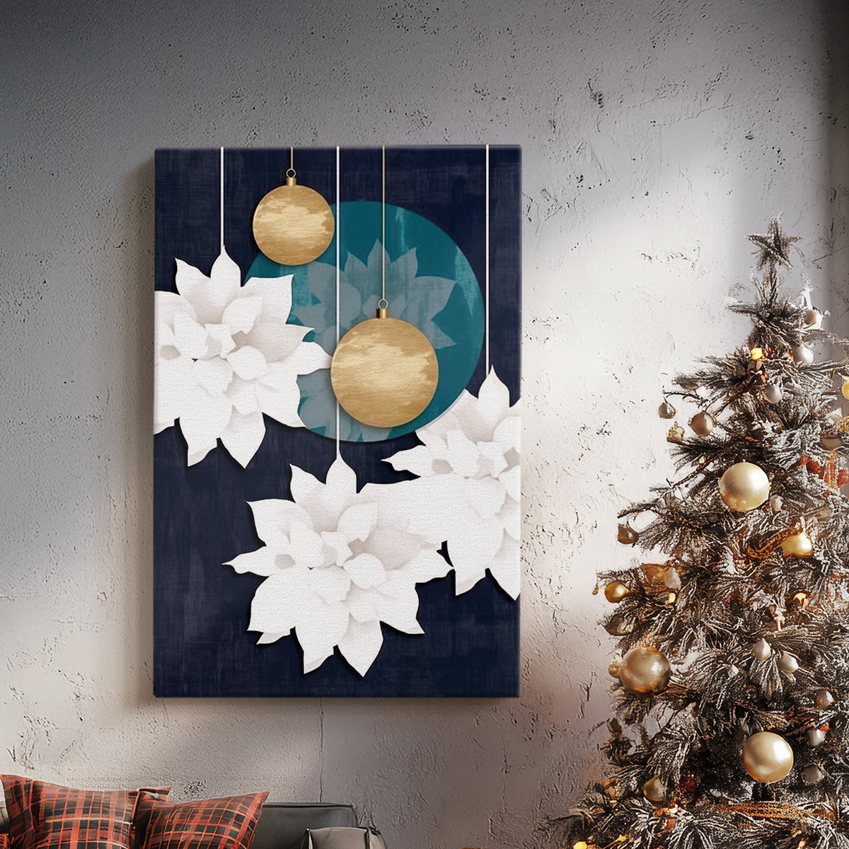Soft Linen Cathedral at Dusk - Canvas Art Print