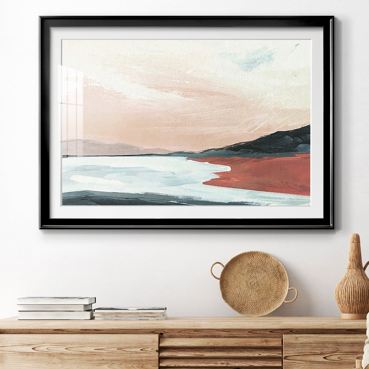 Paynes Coast II - Modern Framed Art Print