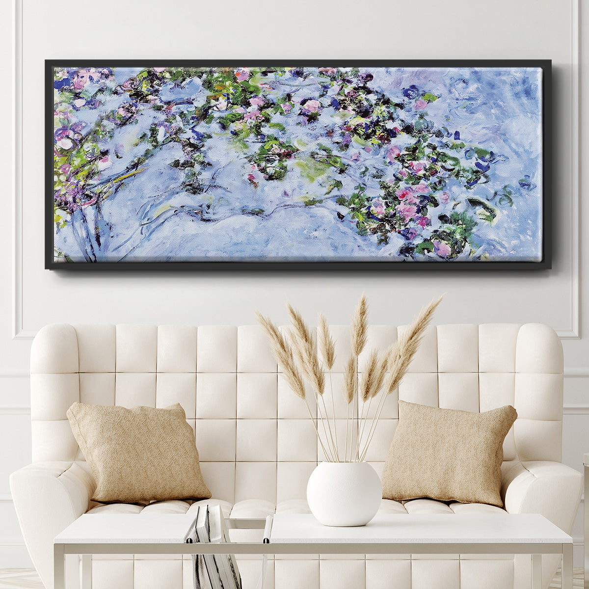The Rose Bush, 1925 - Floater Framed Canvas Print