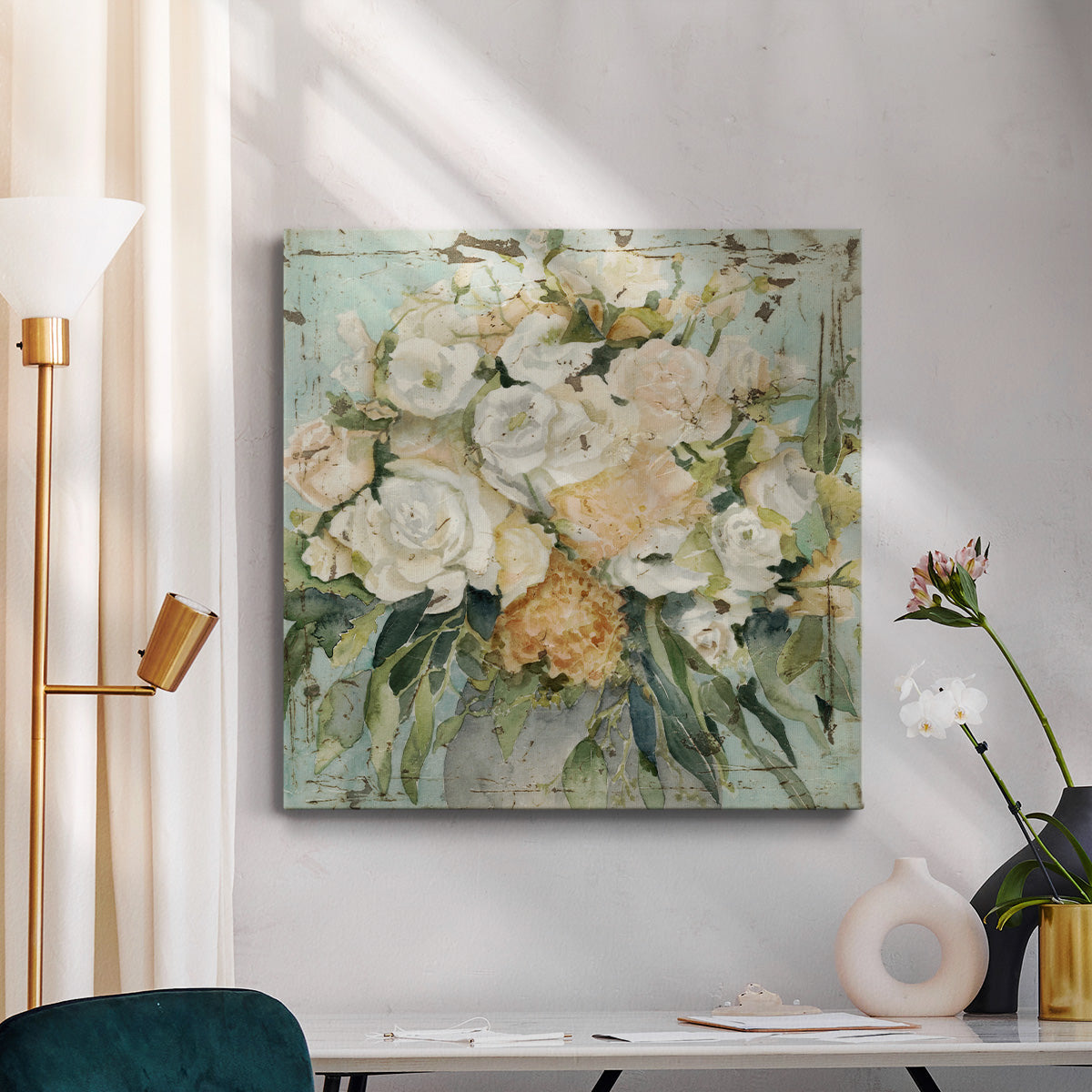 Vintage Arrangement I-Premium Gallery Wrapped Canvas - Ready to Hang