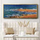 The 'Big Blue' Sea in Antibes, 1888 - Floater Framed Canvas Print