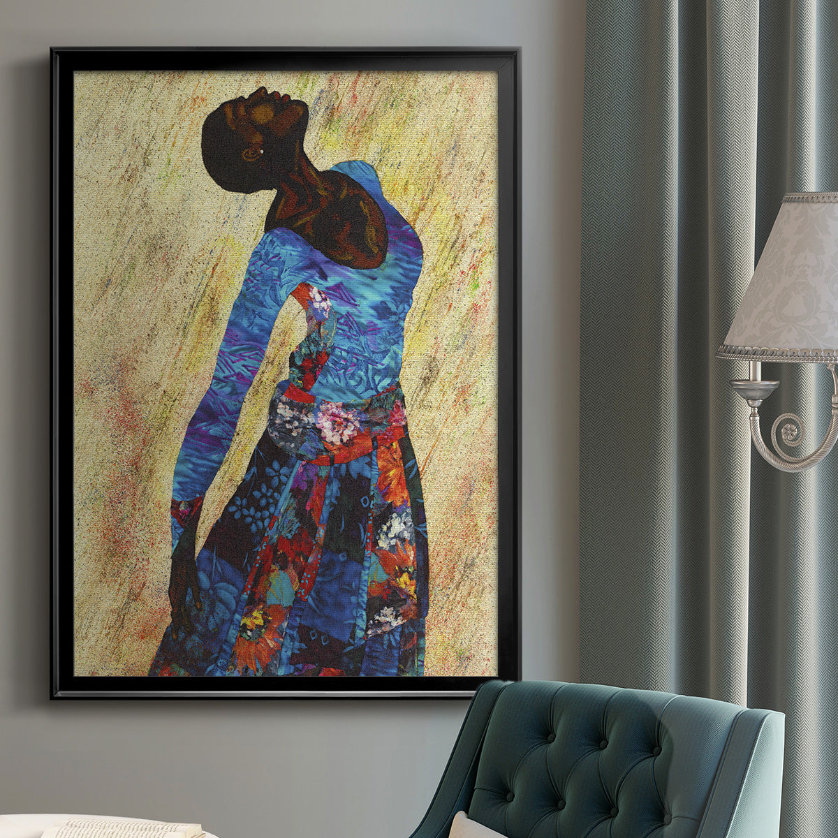 Woman Strong IV - Modern Framed Canvas Print