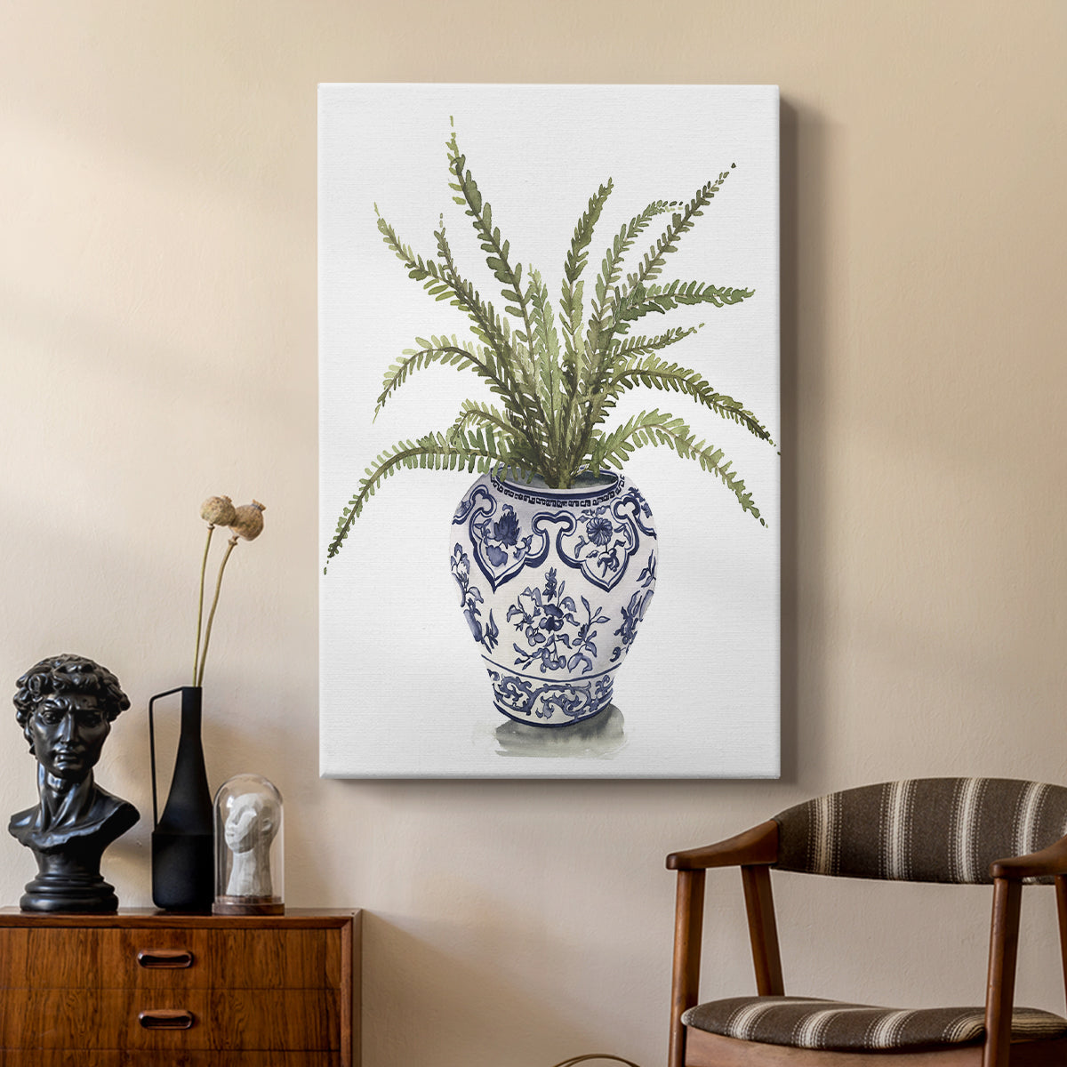 Fern House I - Canvas Art Print