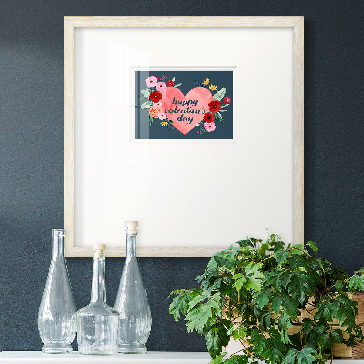 Sweet Hearts Collection A Premium Framed Print Double Matboard