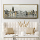 Bright City Lights - Floater Framed Canvas Print