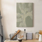 White Ribbon on Celadon II - Canvas Art Print