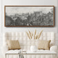 City of Cleveland - Floater Framed Canvas Print