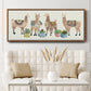 Llama Party - Floater Framed Canvas Print