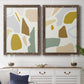 Pastel Splotches I - Premium Framed Canvas 2 Piece Set - Ready to Hang