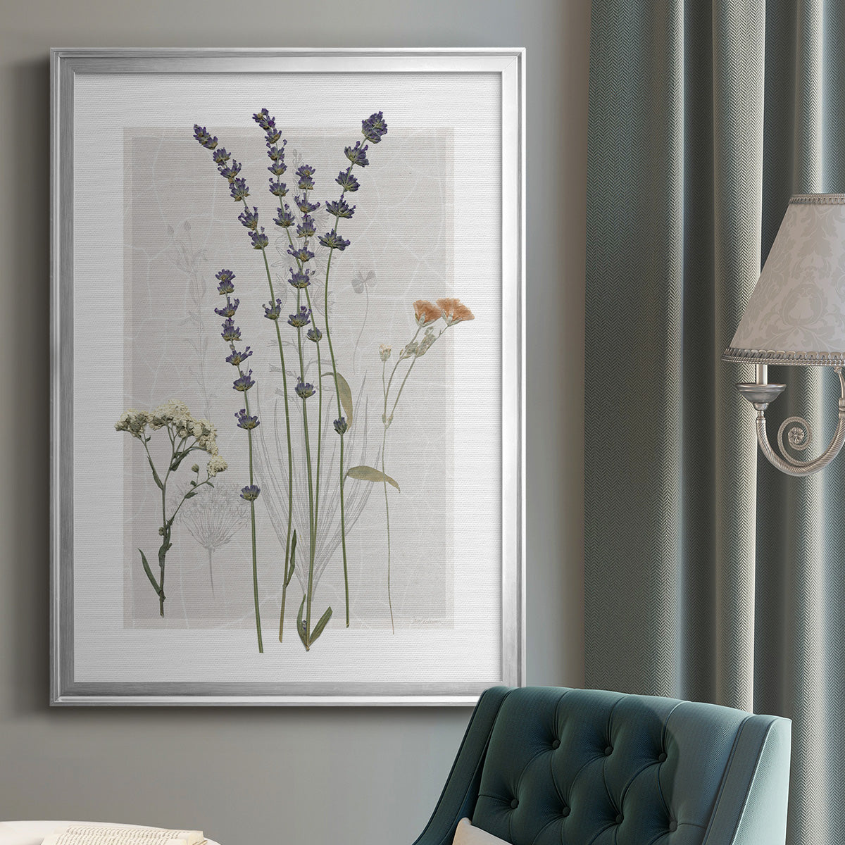 Field Study Page I - Modern Framed Canvas Print