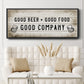 Good Company - Floater Framed Canvas Print