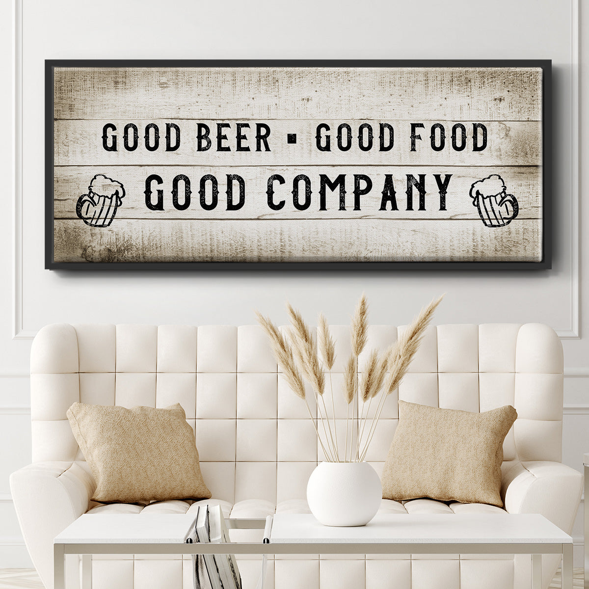 Good Company - Floater Framed Canvas Print