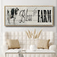 Bless This Farm - Floater Framed Canvas Print