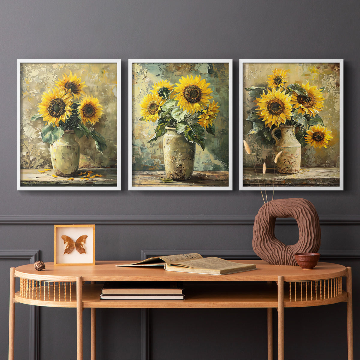 Floral Study Series CLXXI - Restickable Framed Art Set