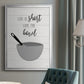 Lick the Bowl - Modern Framed Canvas Print