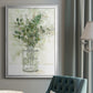 Delicate Greenery I - Modern Framed Canvas Print