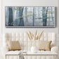 Chalky Misty Autumn Forest View - Floater Framed Canvas Print