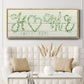 Shiplap Vines Home - Floater Framed Canvas Print