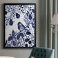 Indigo Song II - Modern Framed Canvas Print