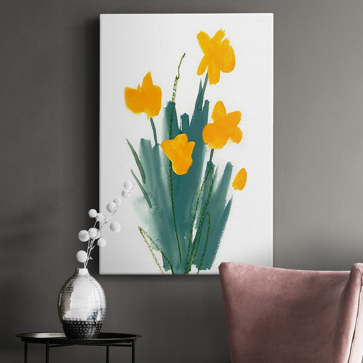 Daffodil Bunch II - Canvas Art Print