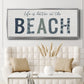 Beach Better - Floater Framed Canvas Print