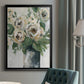 Floral Depth - Modern Framed Canvas Print